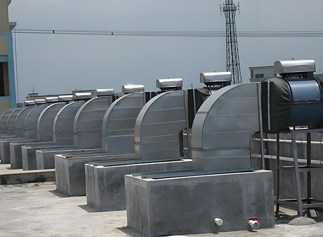 Application de la série RVE32 dans le système de ventilateur de chaudière